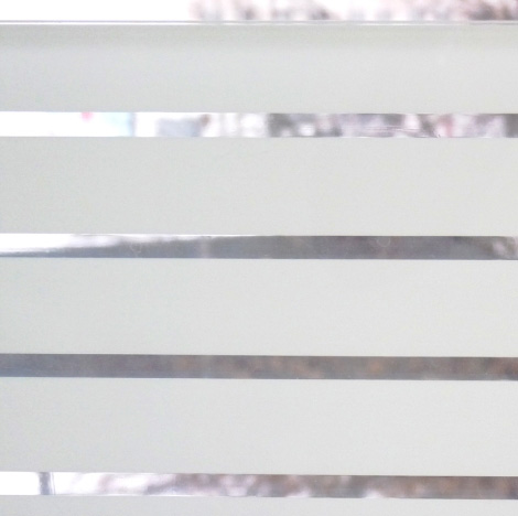 Пленка Matte stripies (белые полосы 28 мм)