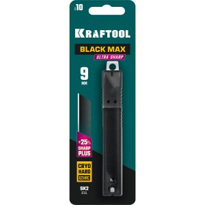 Лезвия Kraftool стальные 09602-09-S10 (9мм, 30°, 10 шт)