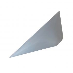 Выгонка треугольник серебристый (закругленный)